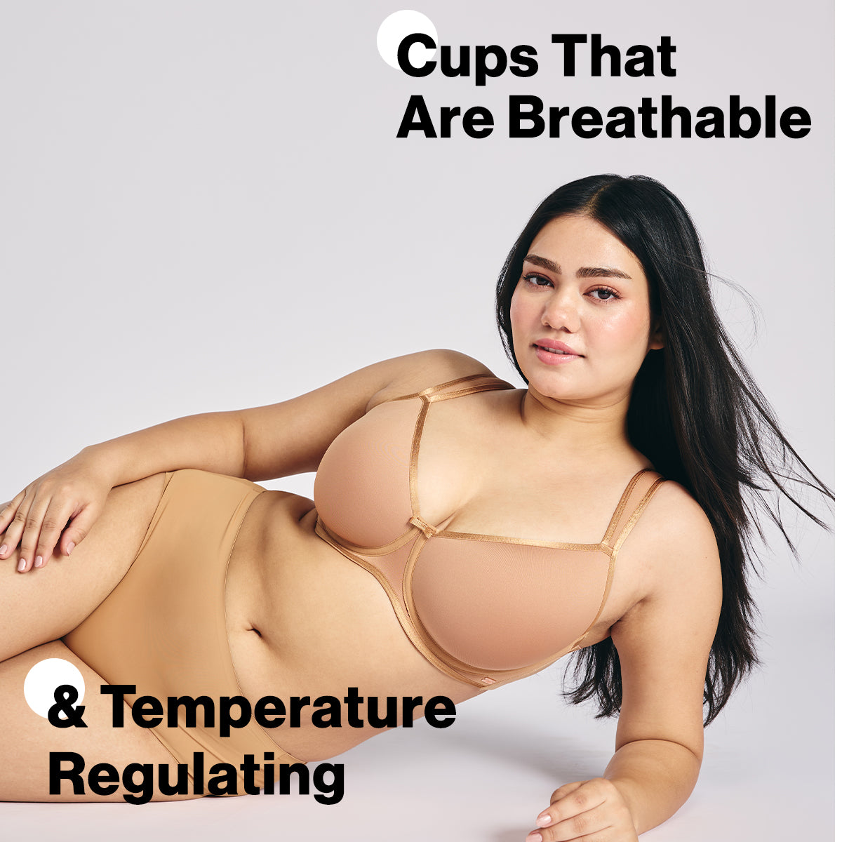 Nykd by Nykaa AirFlex Spacer Lightly Padded Non Wired Breathable Bra-Tan NYB423