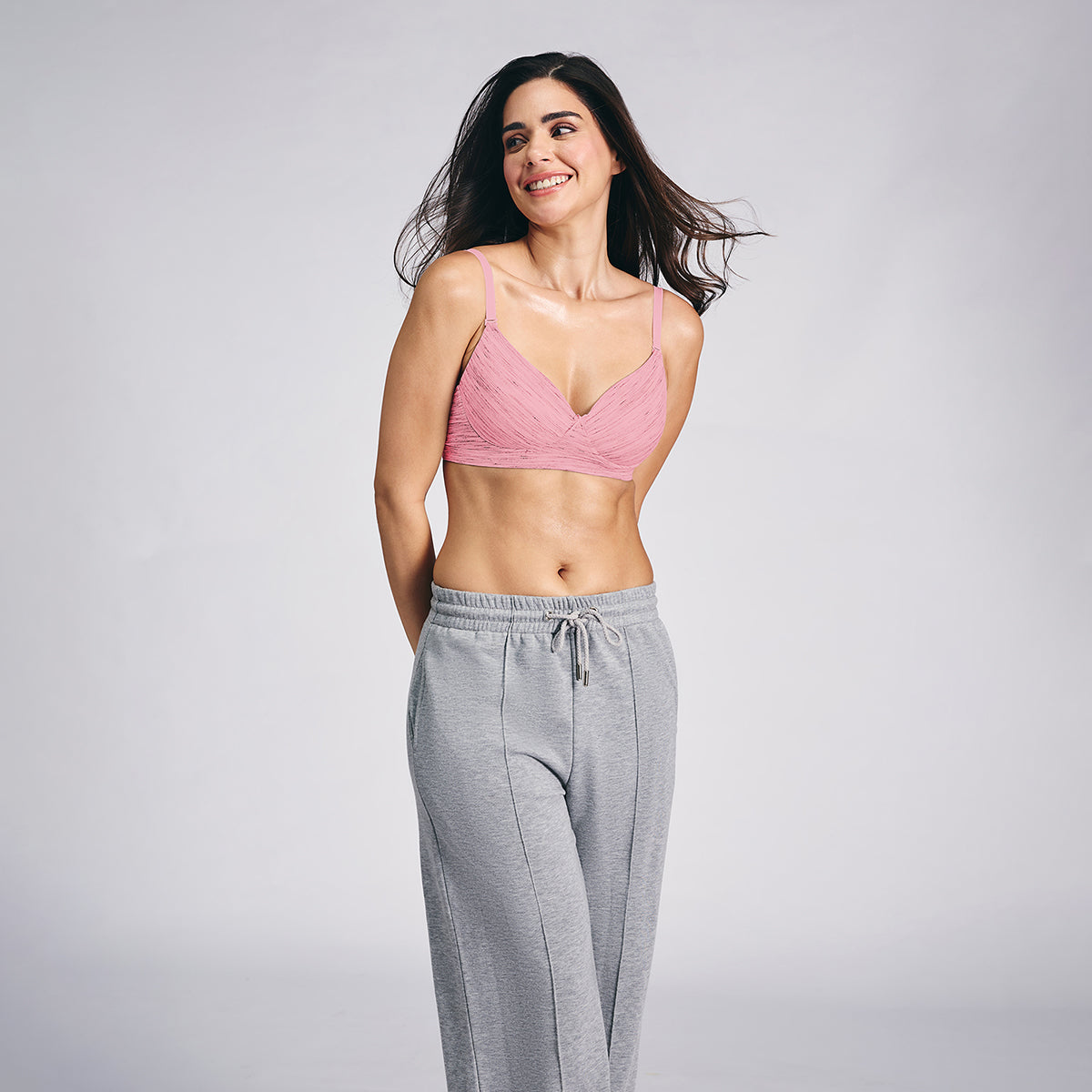 Nykd By Nykaa Magic Lift Multiway Breathe Cotton Padded Non-Wired T-Shirt Bra NYB431 Blush
