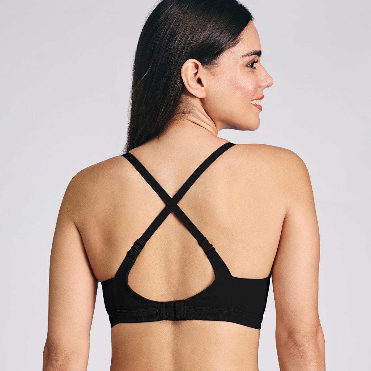 " Nykd By Nykaa Magic Lift Multiway Breathe Cotton Padded Non-Wired T-Shirt Bra NYB431 Black"