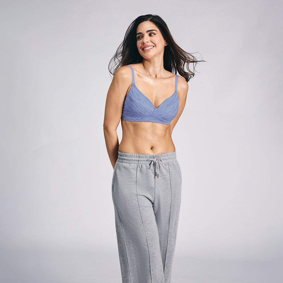 Nykd By Nykaa Magic Lift Multiway Breathe Cotton Padded Non-Wired T-Shirt Bra NYB431 D Blue