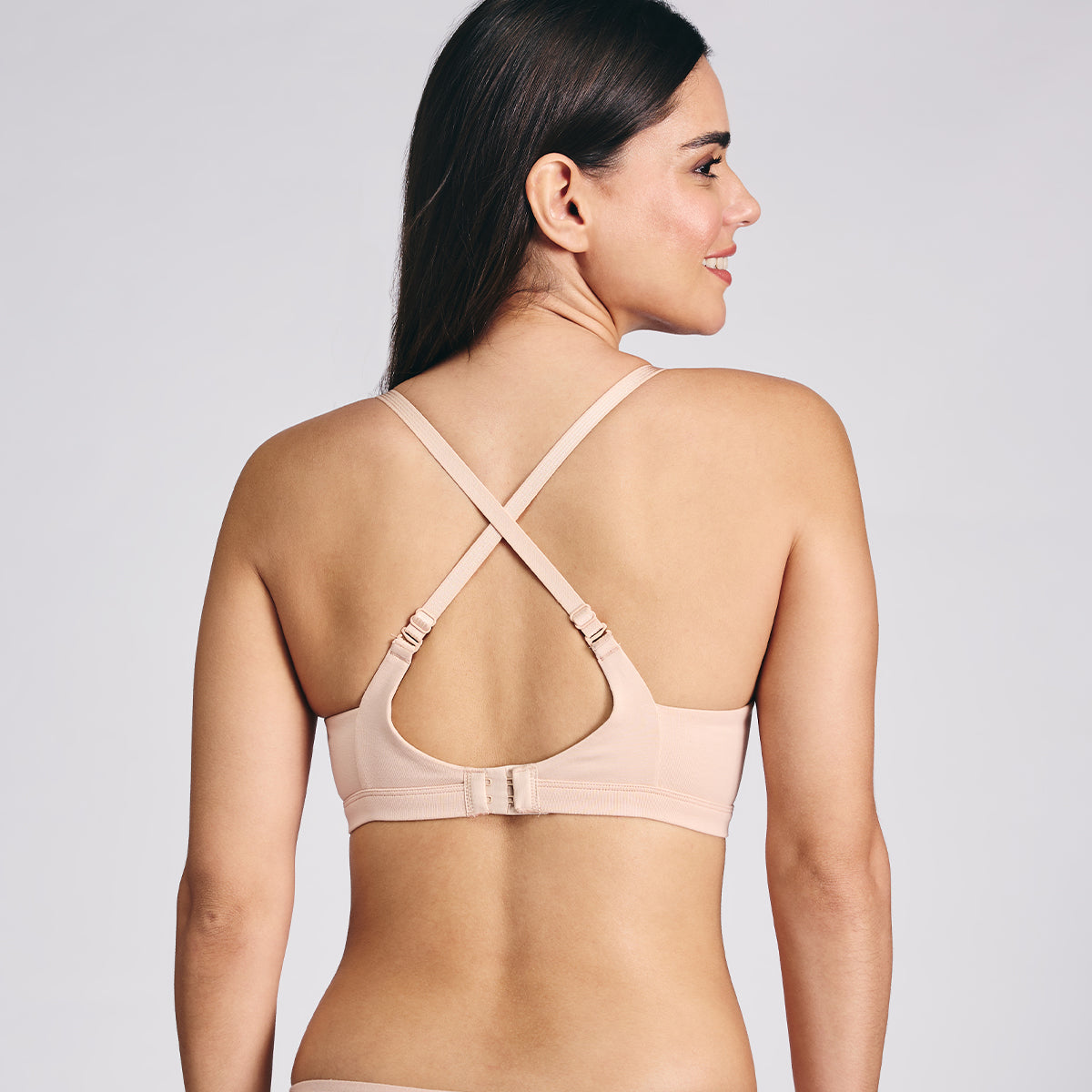 Nykd By Nykaa Magic Lift Multiway Breathe Cotton Padded Non-Wired T-Shirt Bra NYB431 Nude