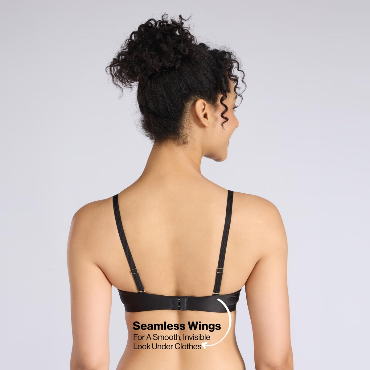 Nykd By Nykaa Ultimate 24/7 Multiway Luxe 3/4th Coverage Padded Non Wired T-Shirt Bra NYB459 Black