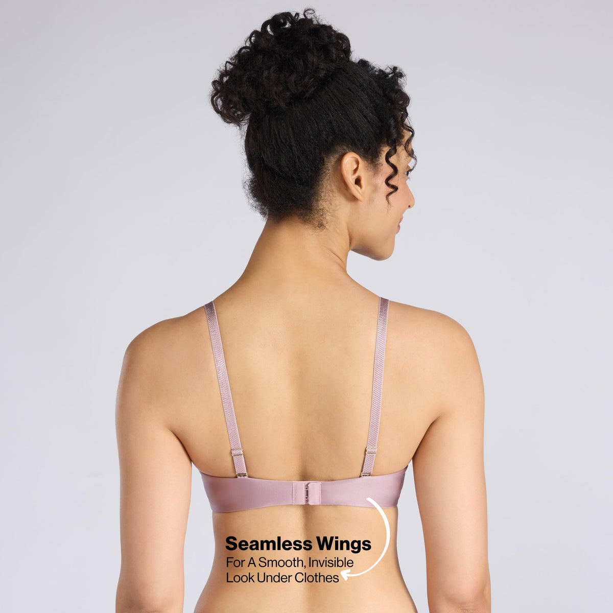 Nykd By Nykaa Ultimate 24/7 Multiway Luxe 3/4th Coverage Padded Non Wired T-Shirt Bra NYB459 Lavender