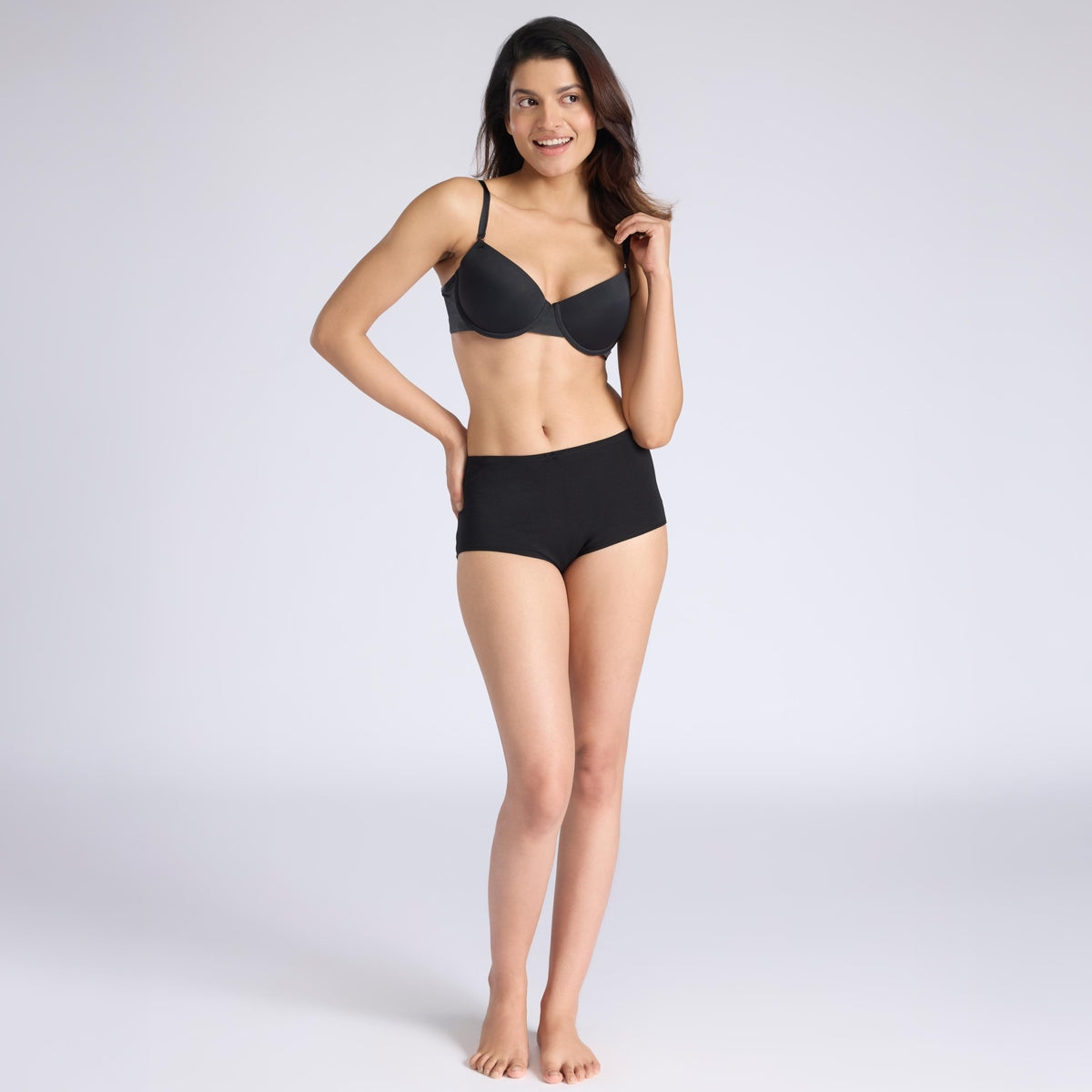 Nykd By Nykaa Multiway Balconette Body Adaptive MagicFlex™ Wire Padded NBL T-Shirt Bra NYB460 Black