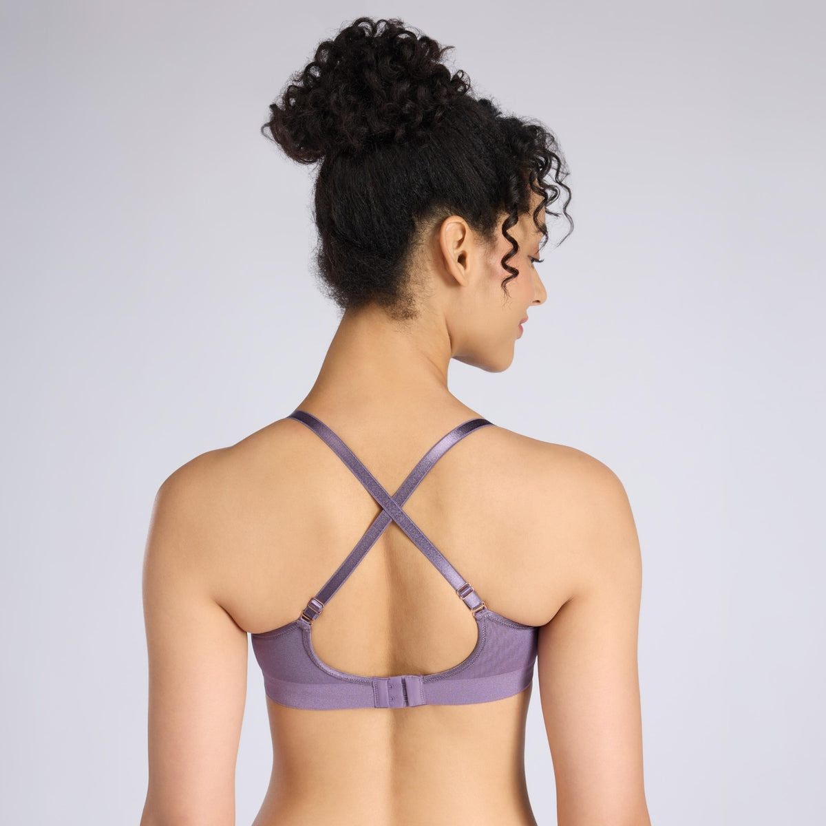 Nykd By Nykaa Multiway Balconette Body Adaptive MagicFlex™ Wire Padded NBL T-Shirt Bra NYB460 Grape