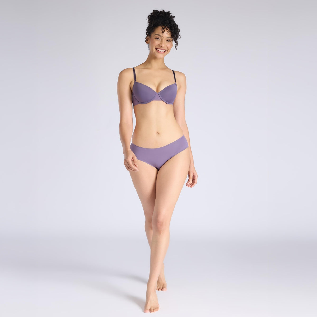 Nykd By Nykaa Multiway Balconette Body Adaptive MagicFlex™ Wire Padded NBL T-Shirt Bra NYB460 Grape