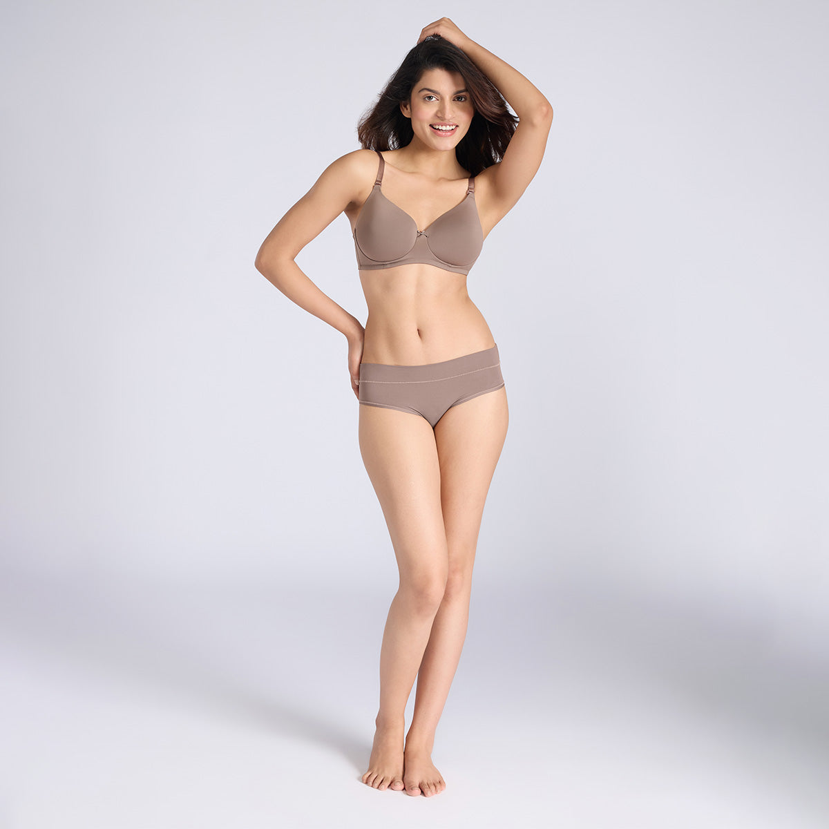 Nykd By Nykaa Multiway Padded Non-Wired T-Shirt Bra for a Naturally Rounded Shape NYB480 Cedar