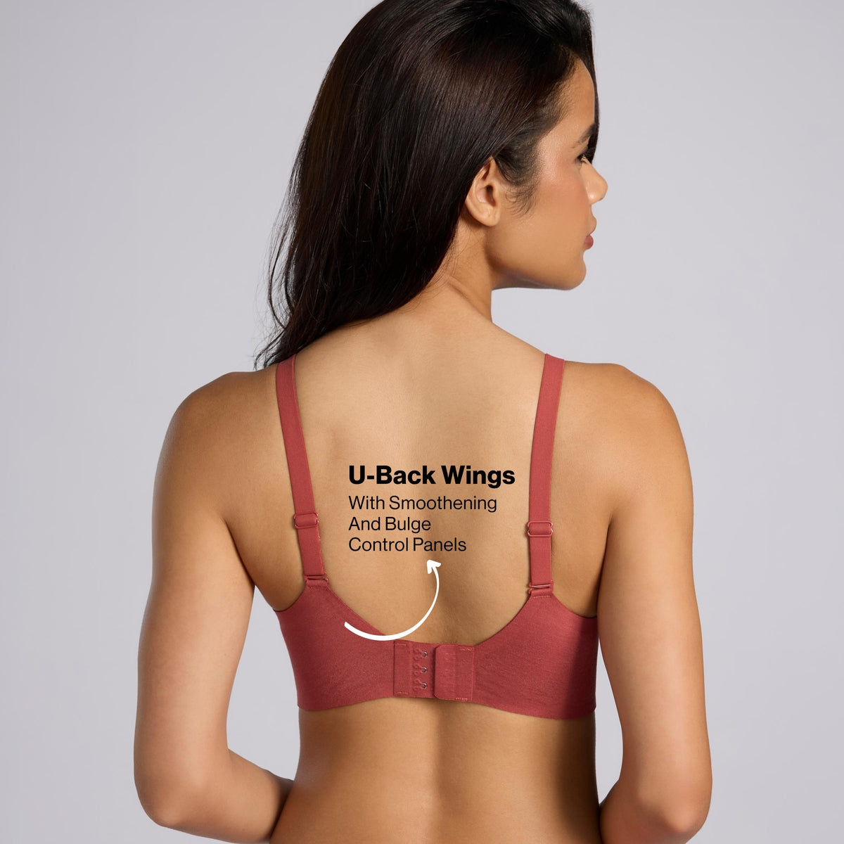 Nykd By Nykaa Invisiblend™ Cotton Modal Seamless Bonded Padded Non Wired NBL T-Shirt Bra NYB487 M Maroon