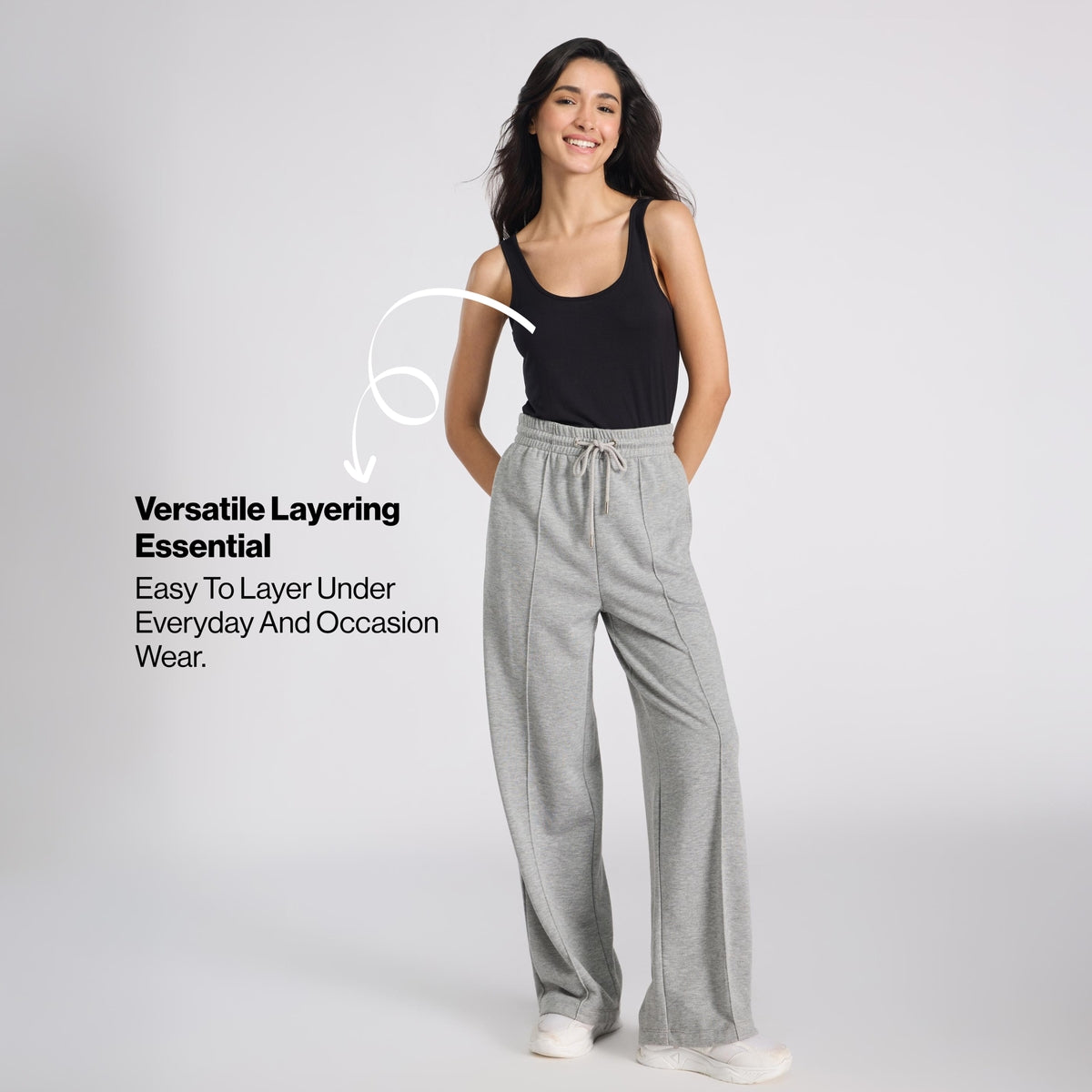 Nykd By Nykaa Luxe Modal Super Soft Camisole Tank-Everyday Layering Essential NYC016 Black