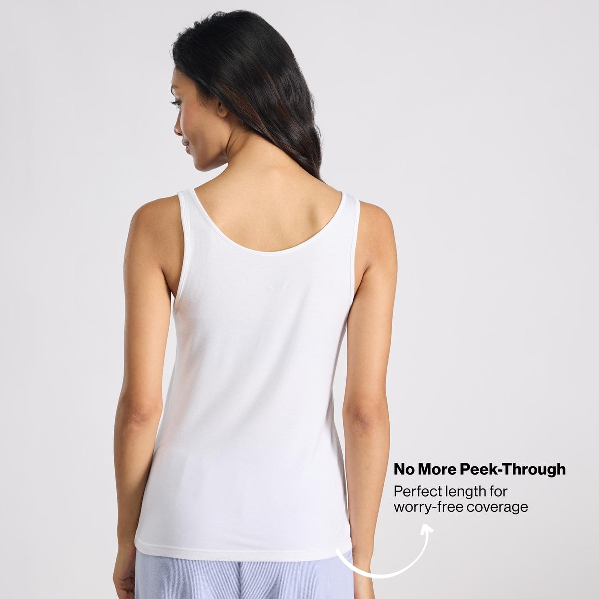 Nykd By Nykaa Luxe Modal Super Soft Camisole Tank-Everyday Layering Essential NYC016 White