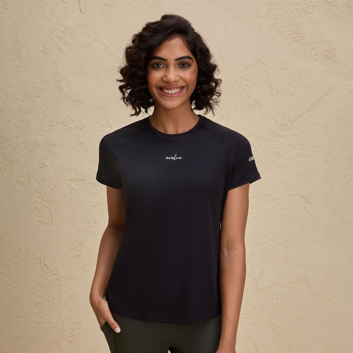 Nykd By Nykaa Quick Dry Half Sleeves Regular Fit Running Sports Tee NYK033 Bright Blue