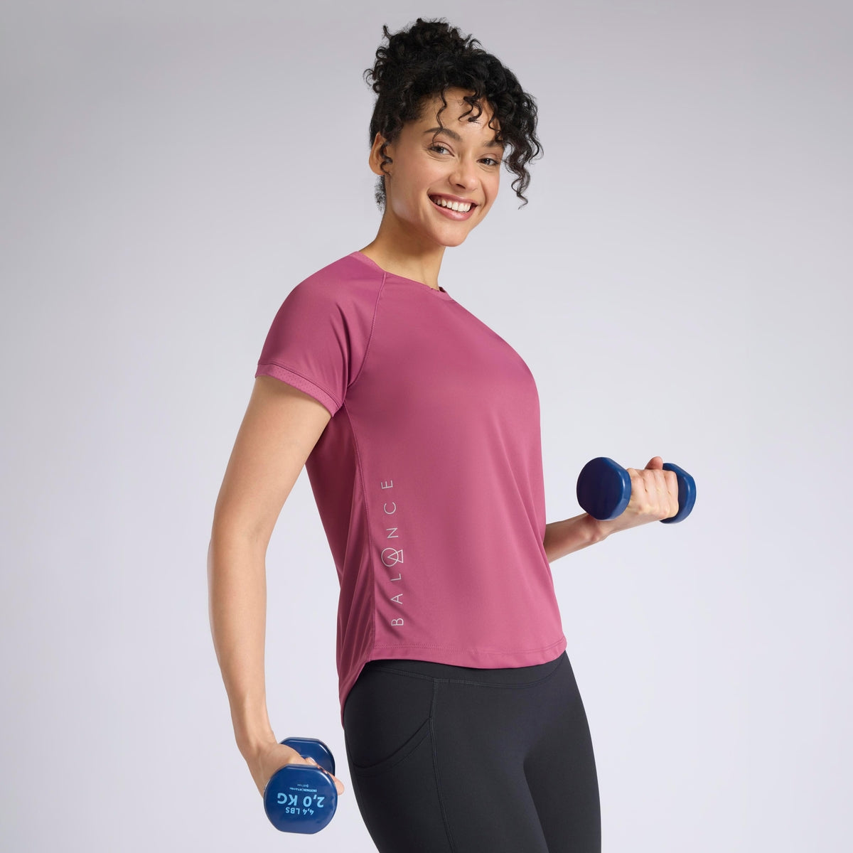 Nykd By Nykaa Quick Dry Half Sleeves Regular Fit Running Sports Tee NYK033 Grape