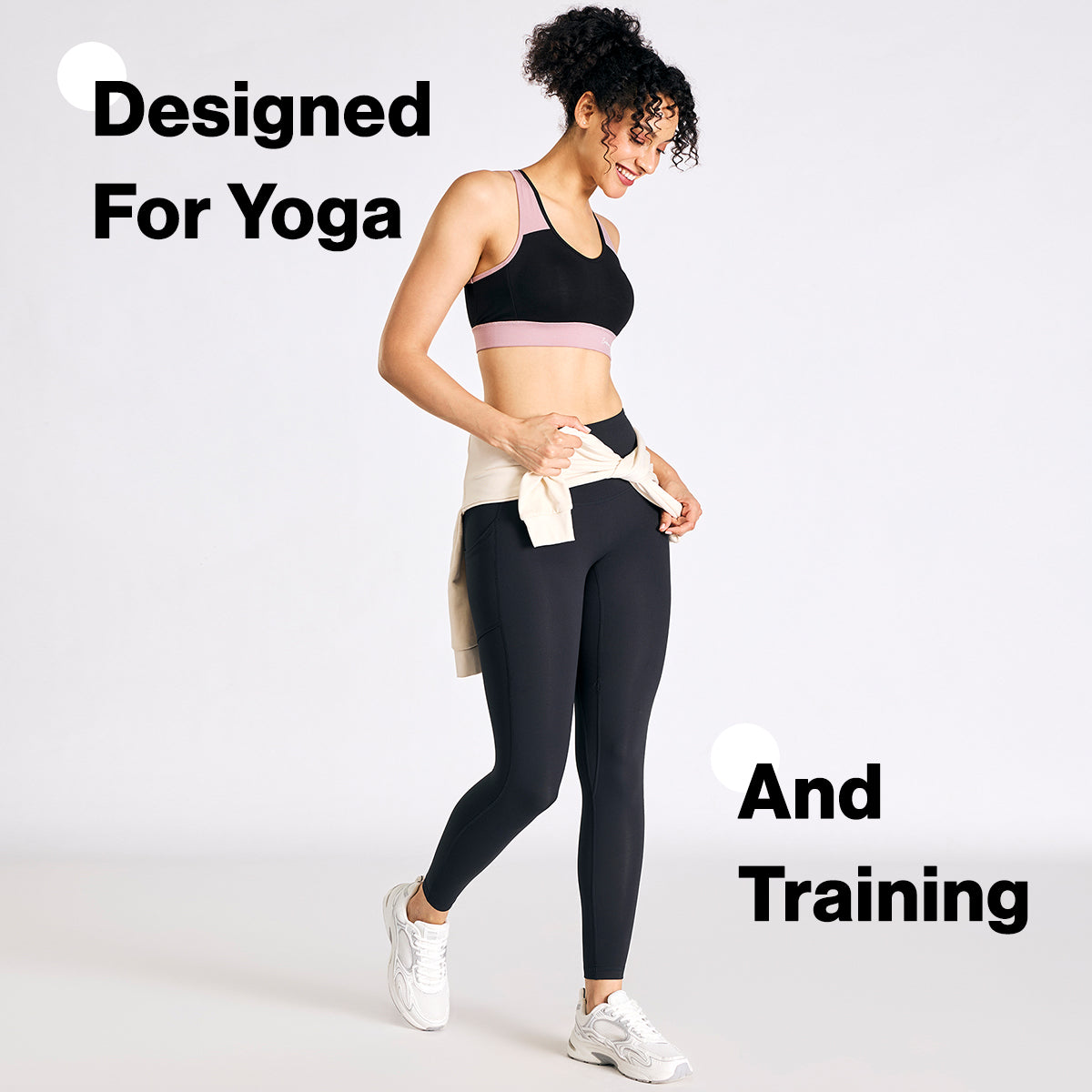 Nykd By Nykaa Wide Waistband Cotton Slip on Racer Back Sports Bra NYK904 Black