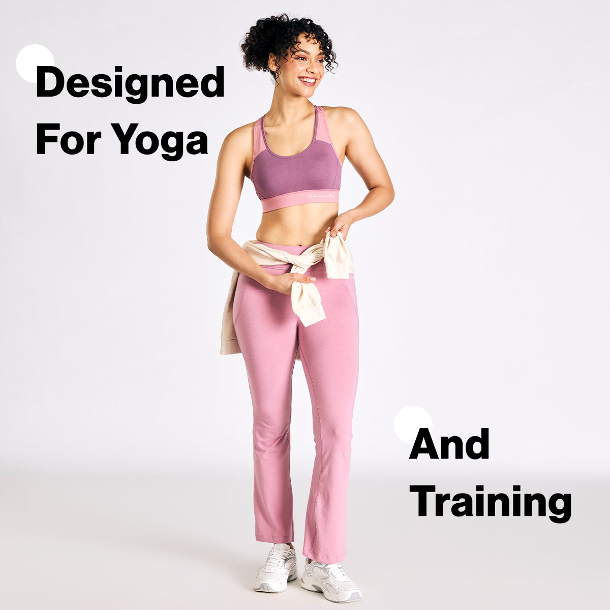 Nykd By Nykaa Cotton Stretch Slip On Sports Bra with Removable Cups NYK904 Mauve