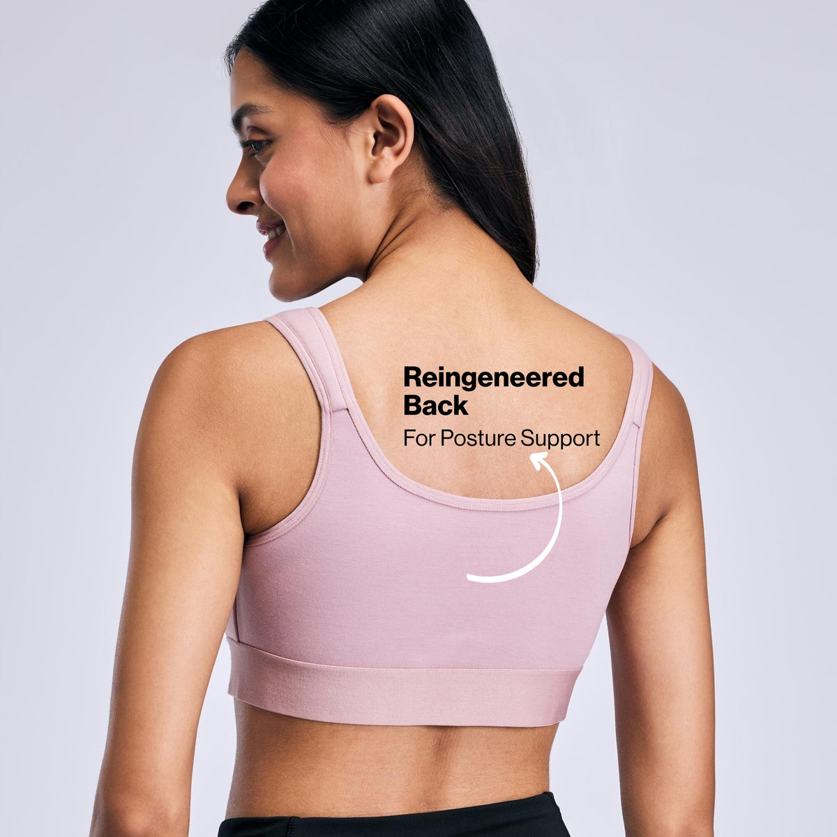 Full Coverage Front Open High Impact Posture Correcting Sports Bra NYK907 Fawn