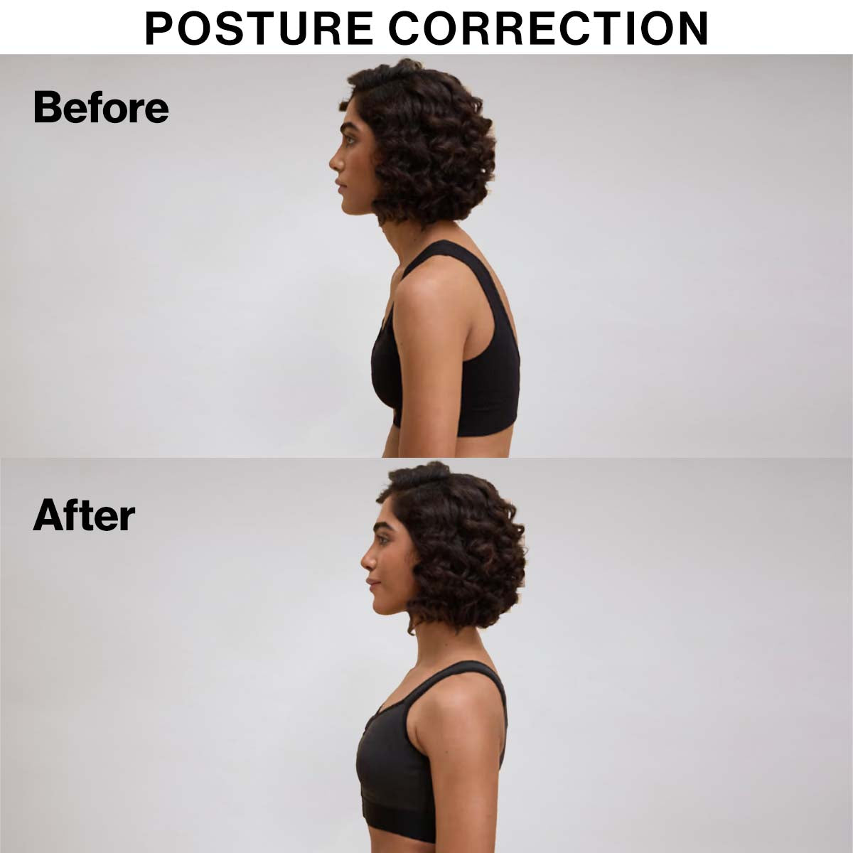 Full Coverage Front Open High Impact Posture Correcting Sports Bra-NYK907-Fawn