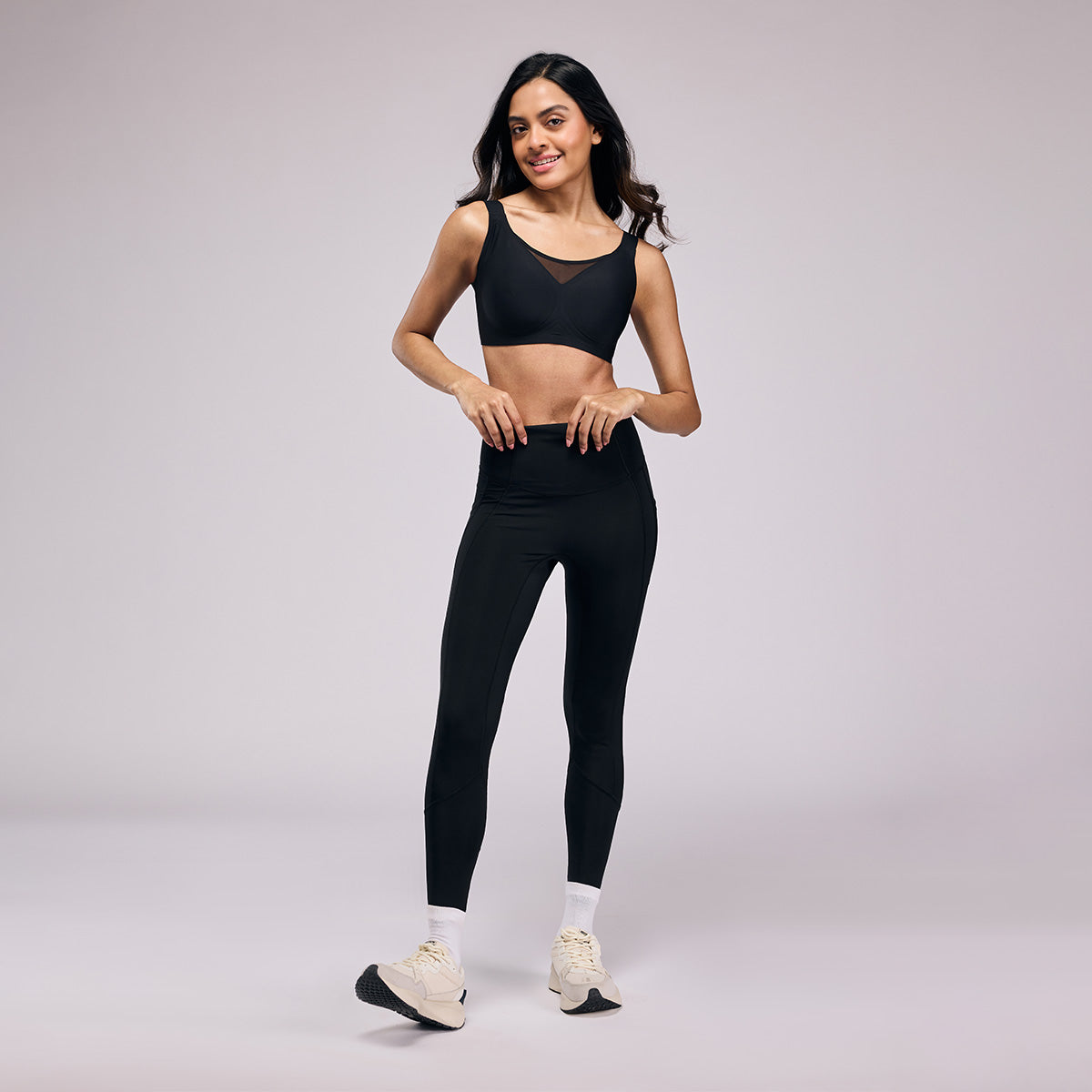 High-Impact Bonded  Bounce Control Sports Bra- InvisiBlend™ Collection NYK911 Black