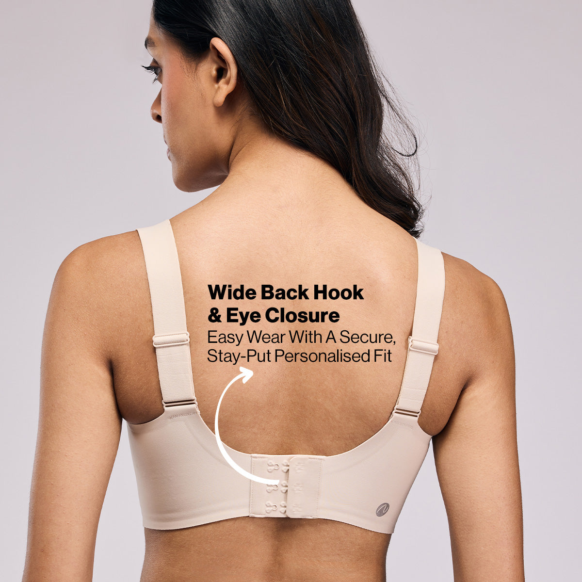 High-Impact Bonded  Bounce Control Sports Bra- InvisiBlend™ Collection NYK911 Nude