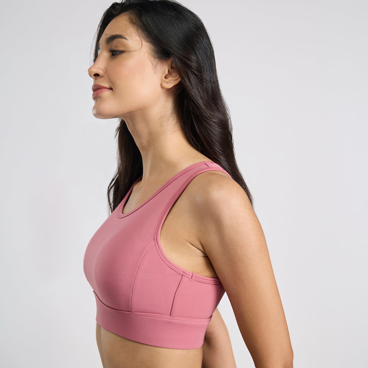 High Impact Sports Bra with Mesh Racerback, Hook & Eye Closure NYK917 Malaga