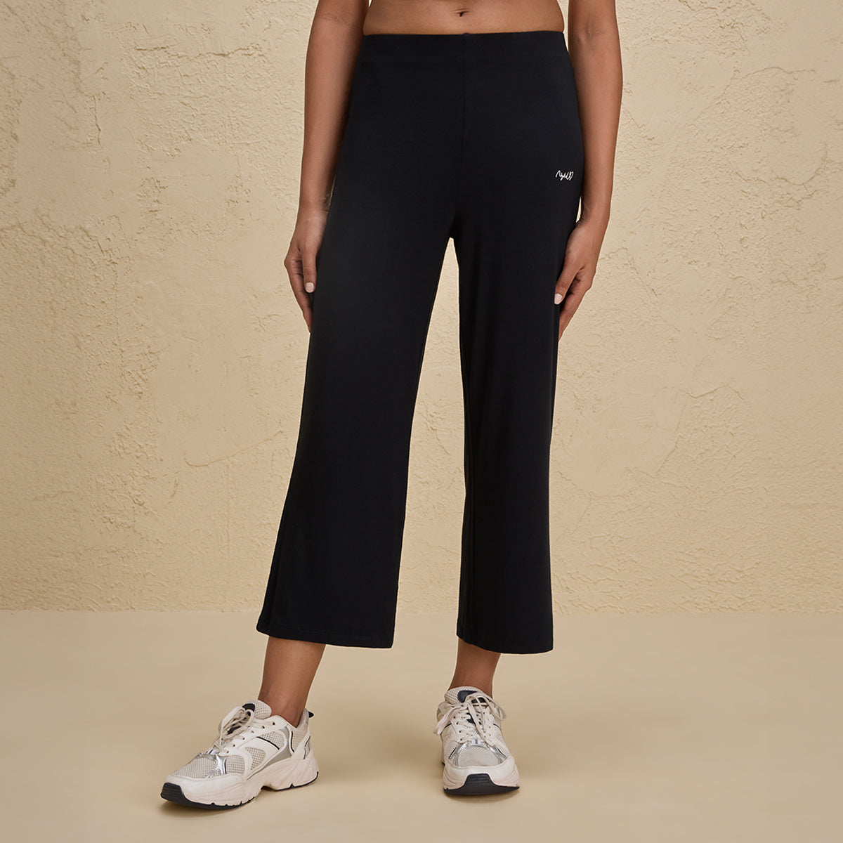 Summer Essential Super Soft and Comfy Modal Cropped Pants-NYLE059-Jet Black