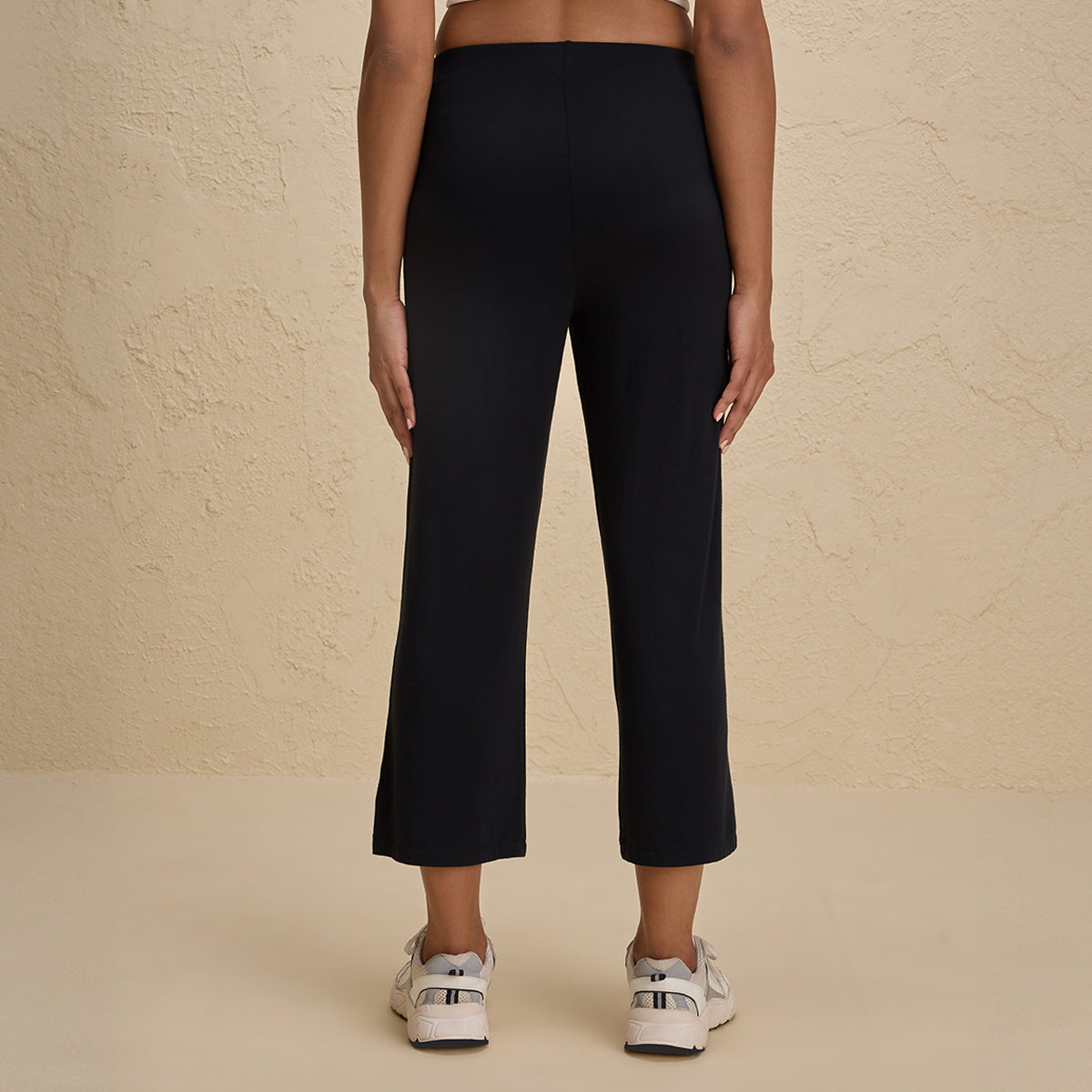 Summer Essential Super Soft and Comfy Modal Cropped Pants-NYLE059-Jet Black