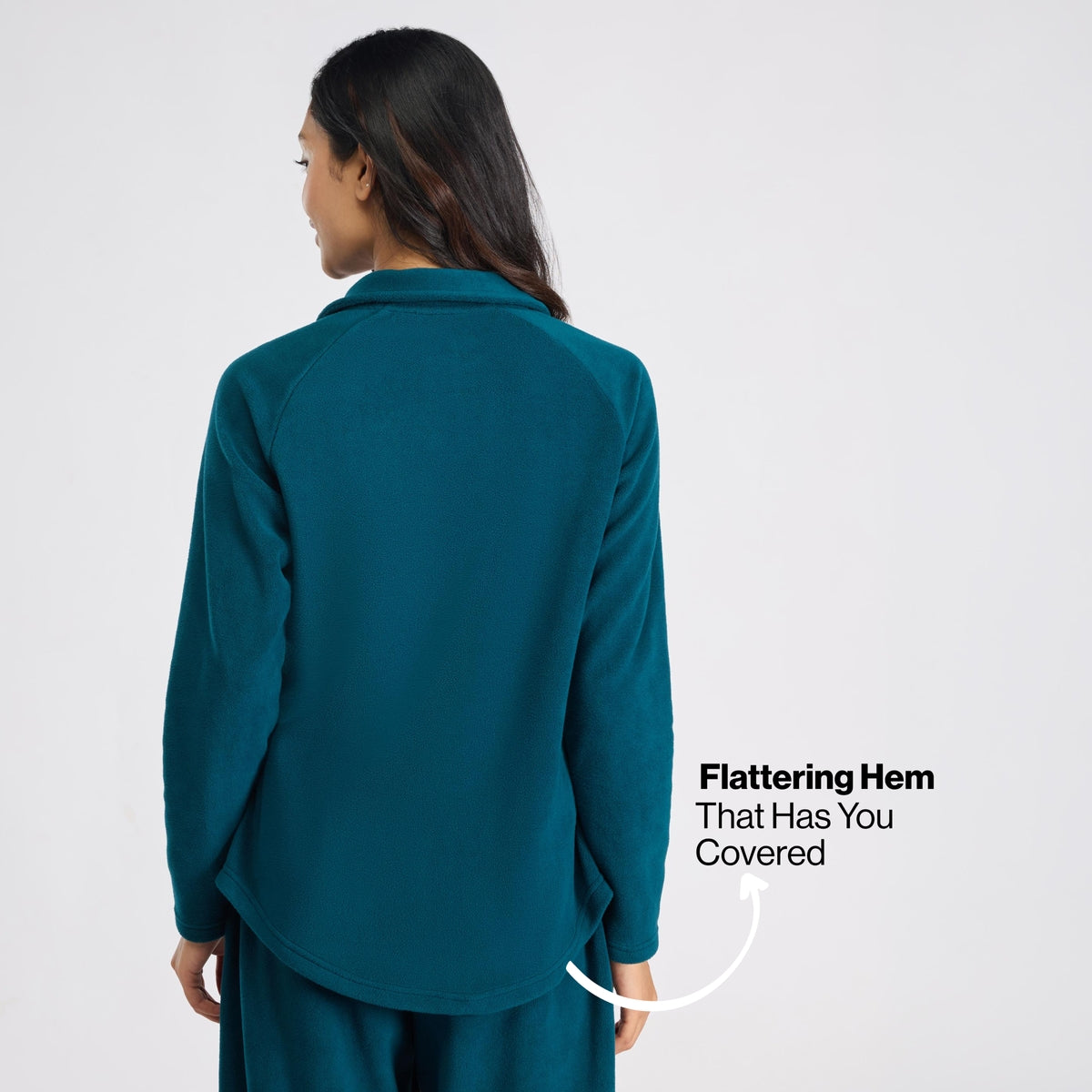 Cozy Sherpa Front open Jacket-NYLE701-Green