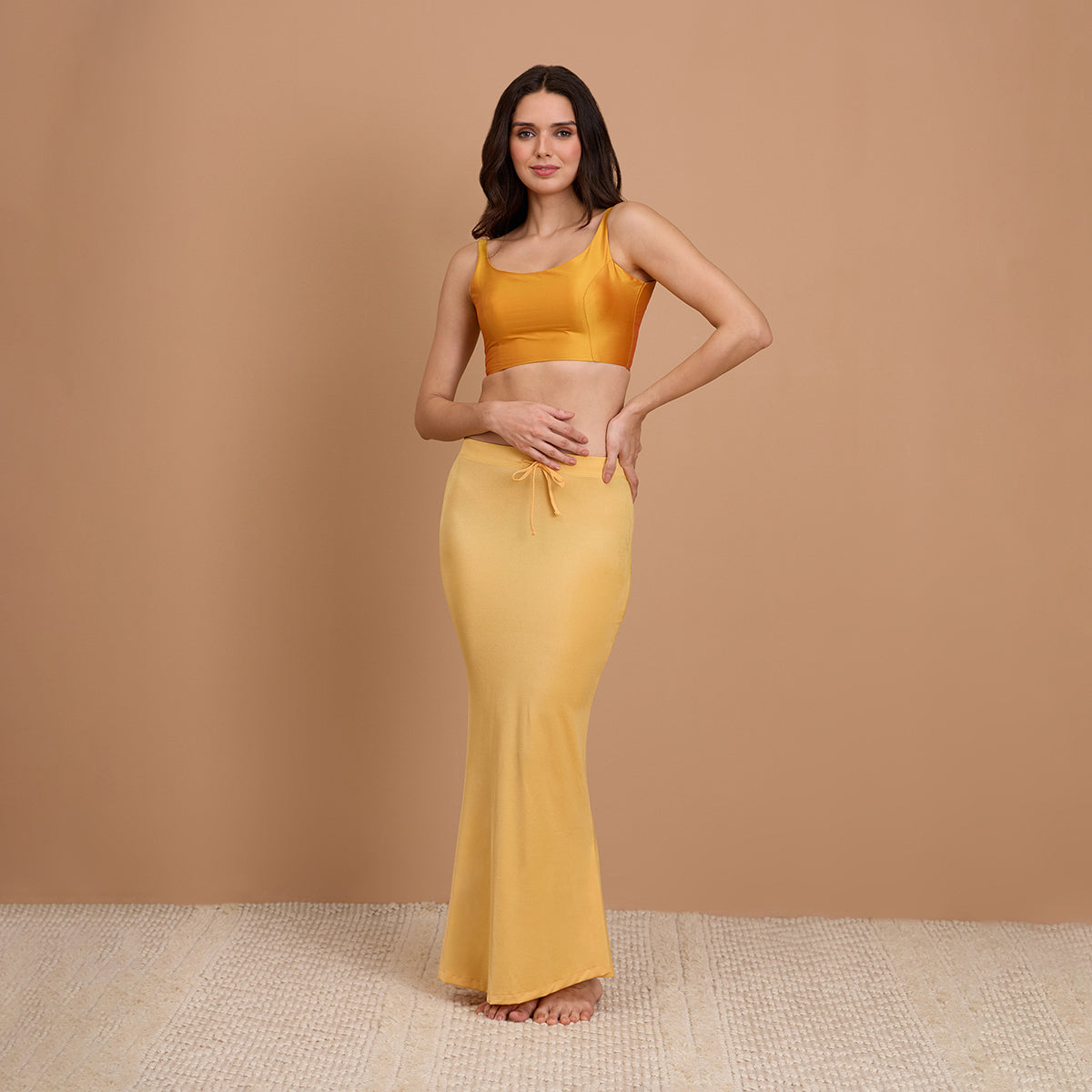 Mermaid Saree Petticoat NYOE01-Yellow