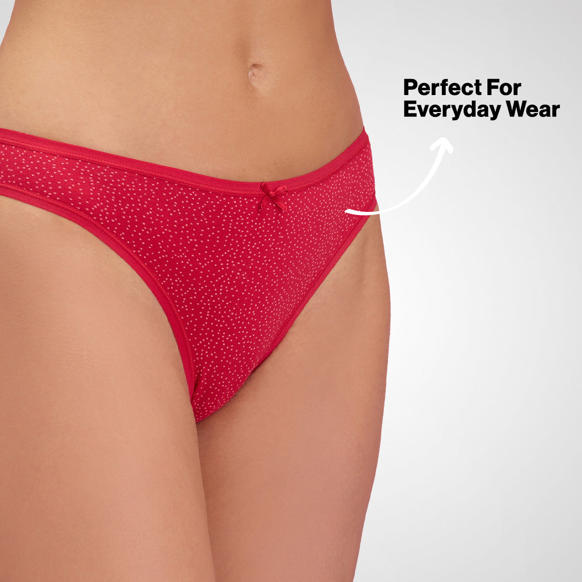 Nykd by Nykaa Low Rise Cotton Bikini Panty with Outer Elastic-NYP030-PO5