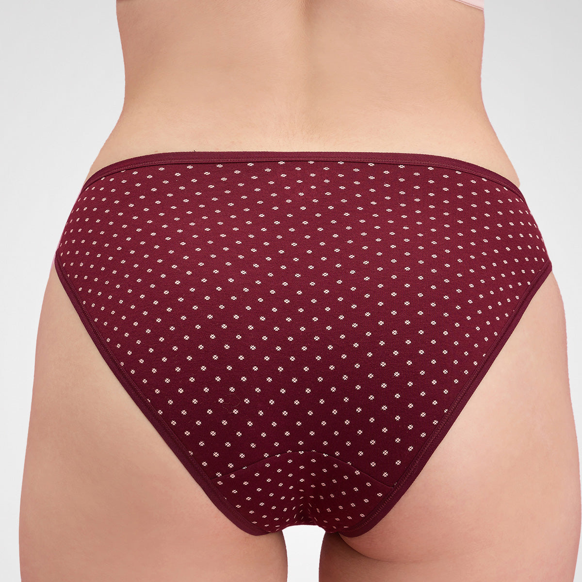 Nykd by Nykaa Low Rise Cotton Bikini Panty with Outer Elastic-NYP030-PO5