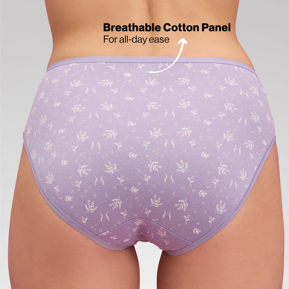 Pack of 5 Cotton Hipster with Anti odor-NYP033P05-Multi-Color