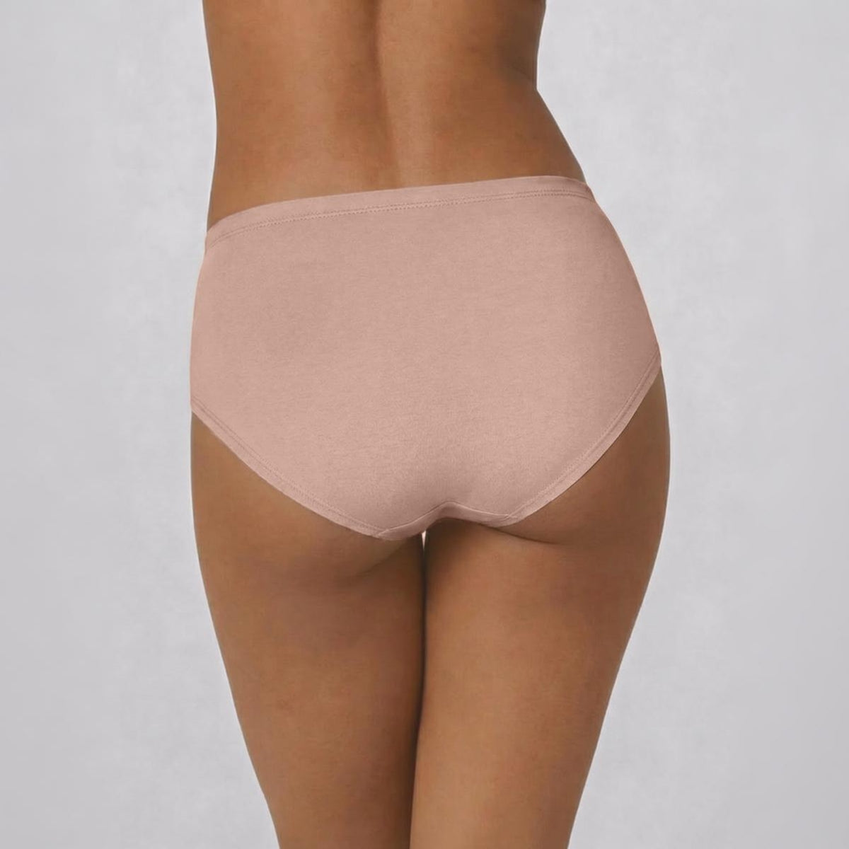 PO3 Mid Rise Cotton Hipster Panty with Inner Elastic- NYP100 Lavender,P Nude,Pink