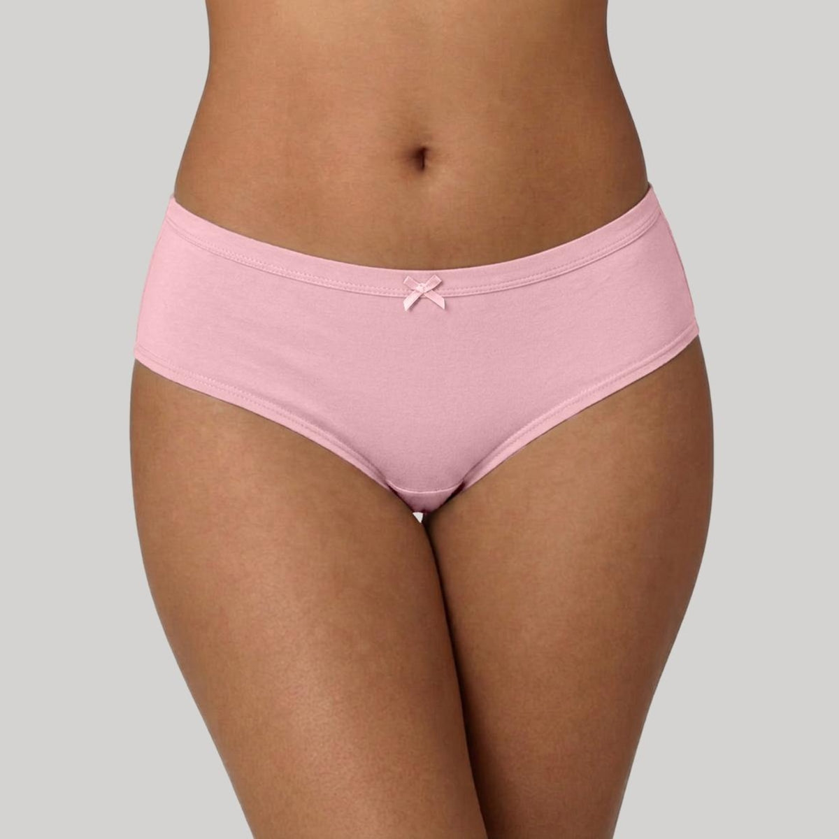 PO3 Mid Rise Cotton Hipster Panty with Inner Elastic- NYP100 Lavender,P Nude,Pink