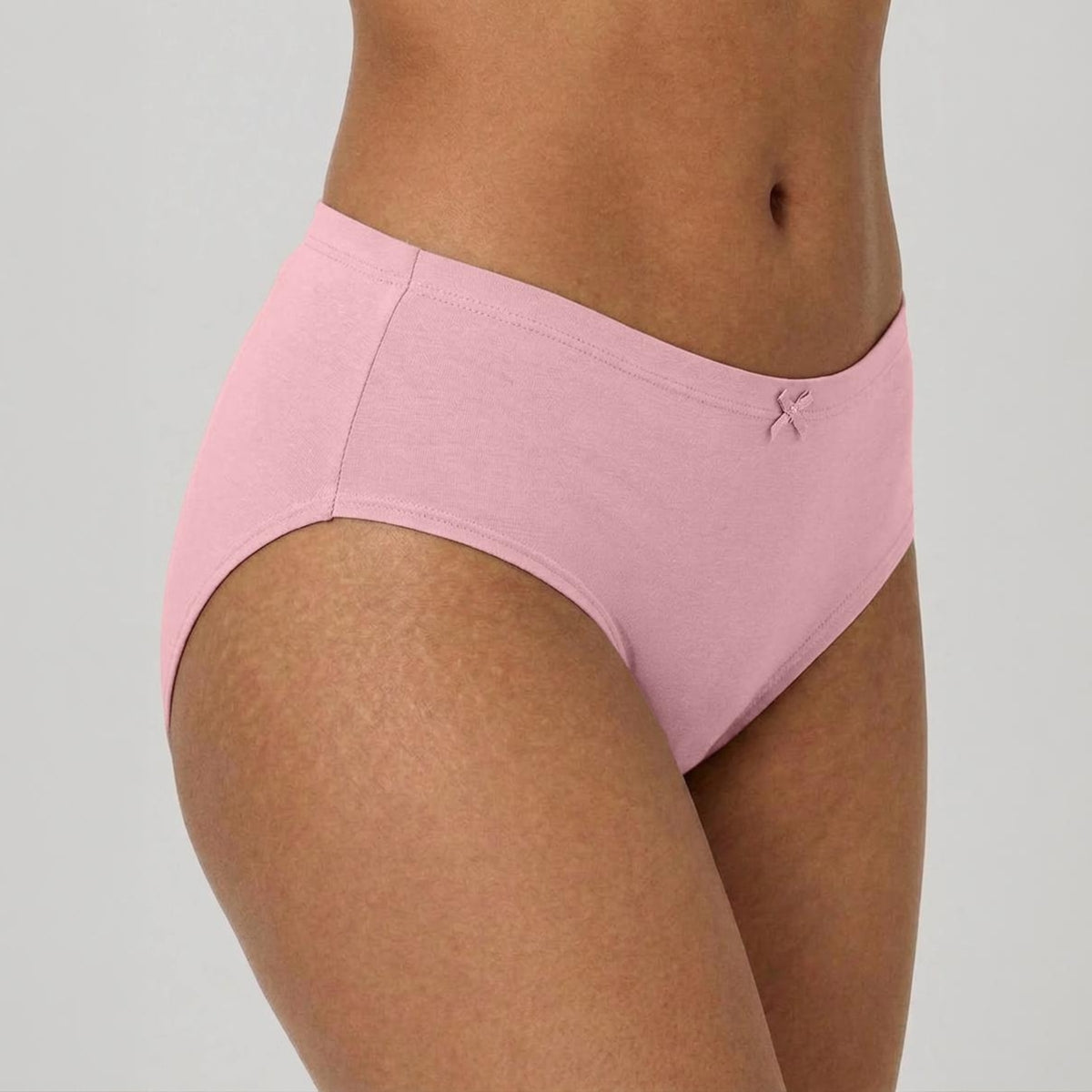 PO3 Mid Rise Cotton Hipster Panty with Inner Elastic- NYP100 Lavender,P Nude,Pink
