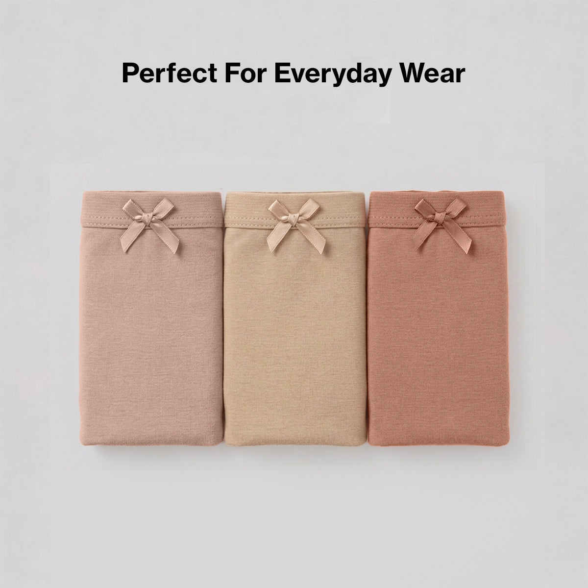 Nykd by Nykaa PO3 Mid Rise Cotton Hipster Panty with Inner Elastic-P.Nude,Sand,Clay NYP100