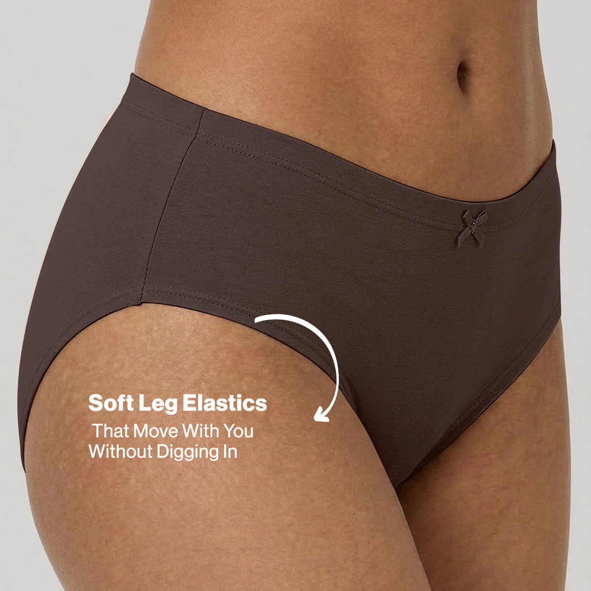 Nykd by Nykaa PO3 Mid Rise Cotton Hipster Panty with Inner Elastic-T.Brown,Brown,R.Wine NYP100
