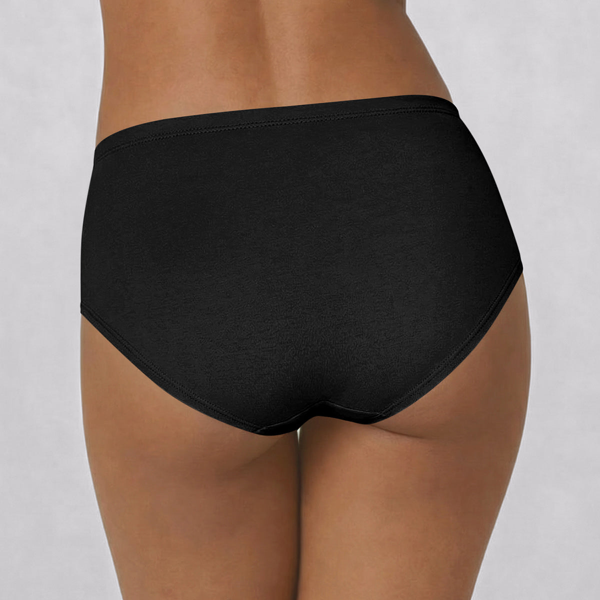 Nykd by Nykaa PO3 Mid Rise Cotton Hipster Panty with Inner Elastic-Wine/Navy/Black NYP100