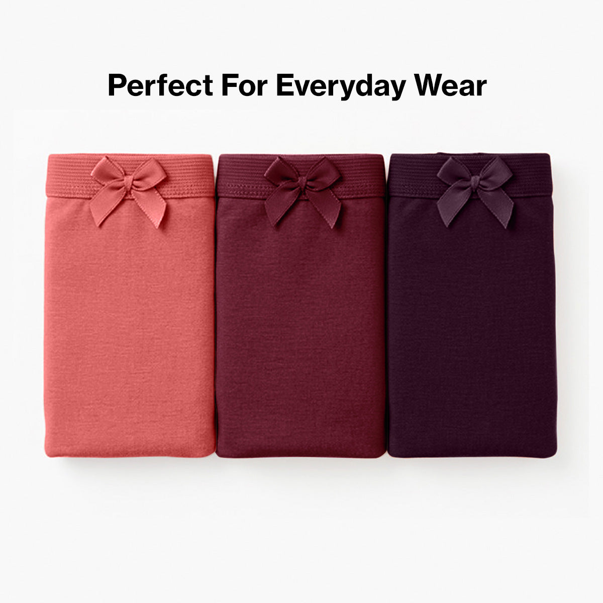 Mid Rise Cotton Hipster Panty with Inner Elastic-NYP100 PO3 Zinfandel Dusty Cedar Potent Purple