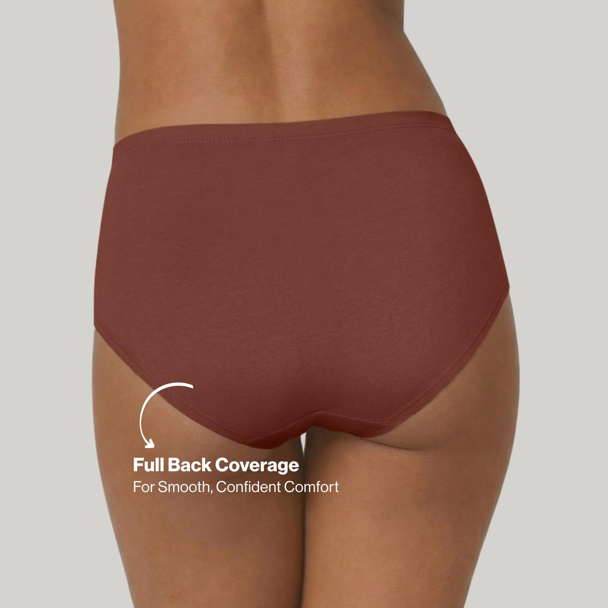 PO3 Mid Rise Cotton Hipster Panty with Inner Elastic- NYP104 B Maroon,T Plum,Jet Black
