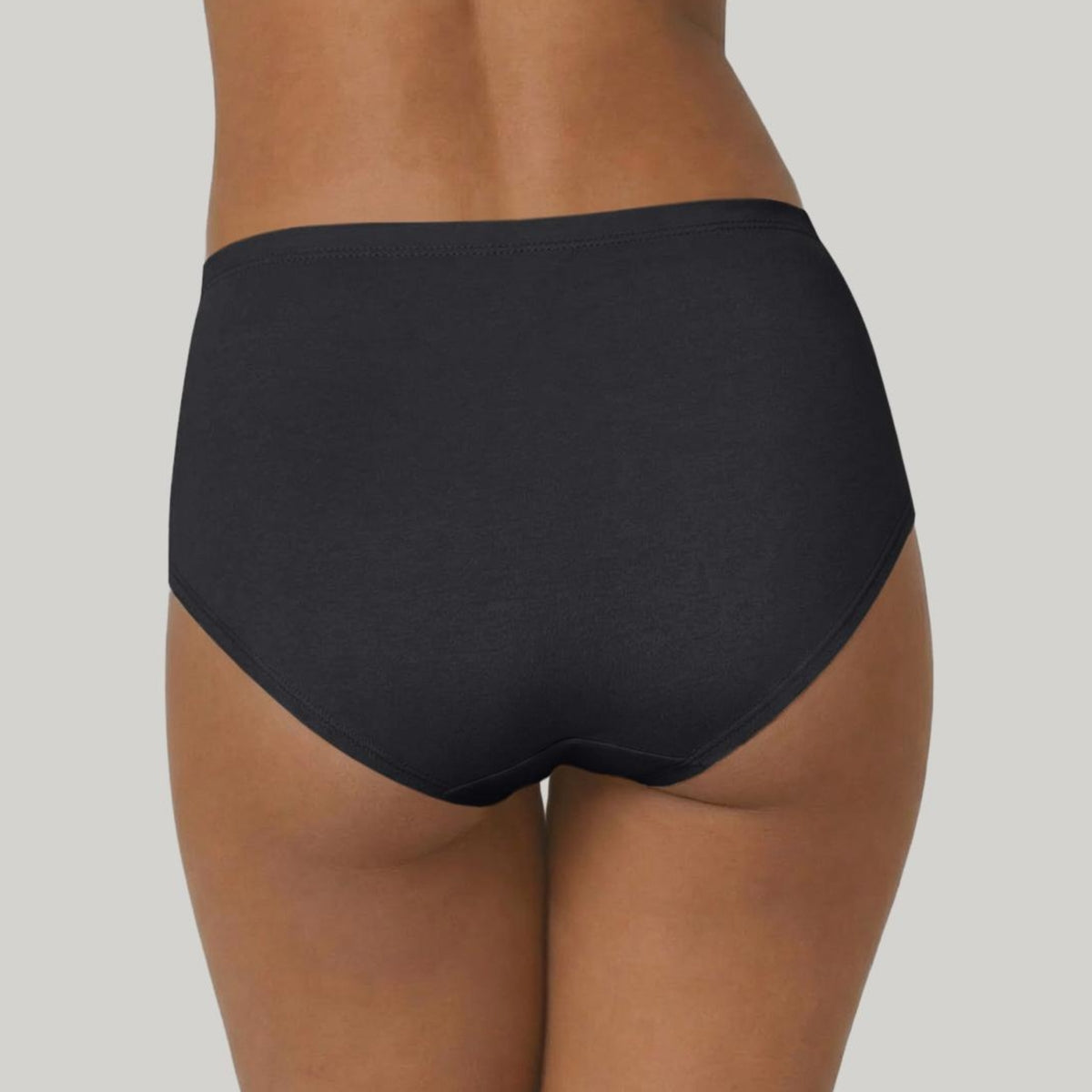PO3 Mid Rise Cotton Hipster Panty with Inner Elastic- NYP104 B Maroon,T Plum,Jet Black