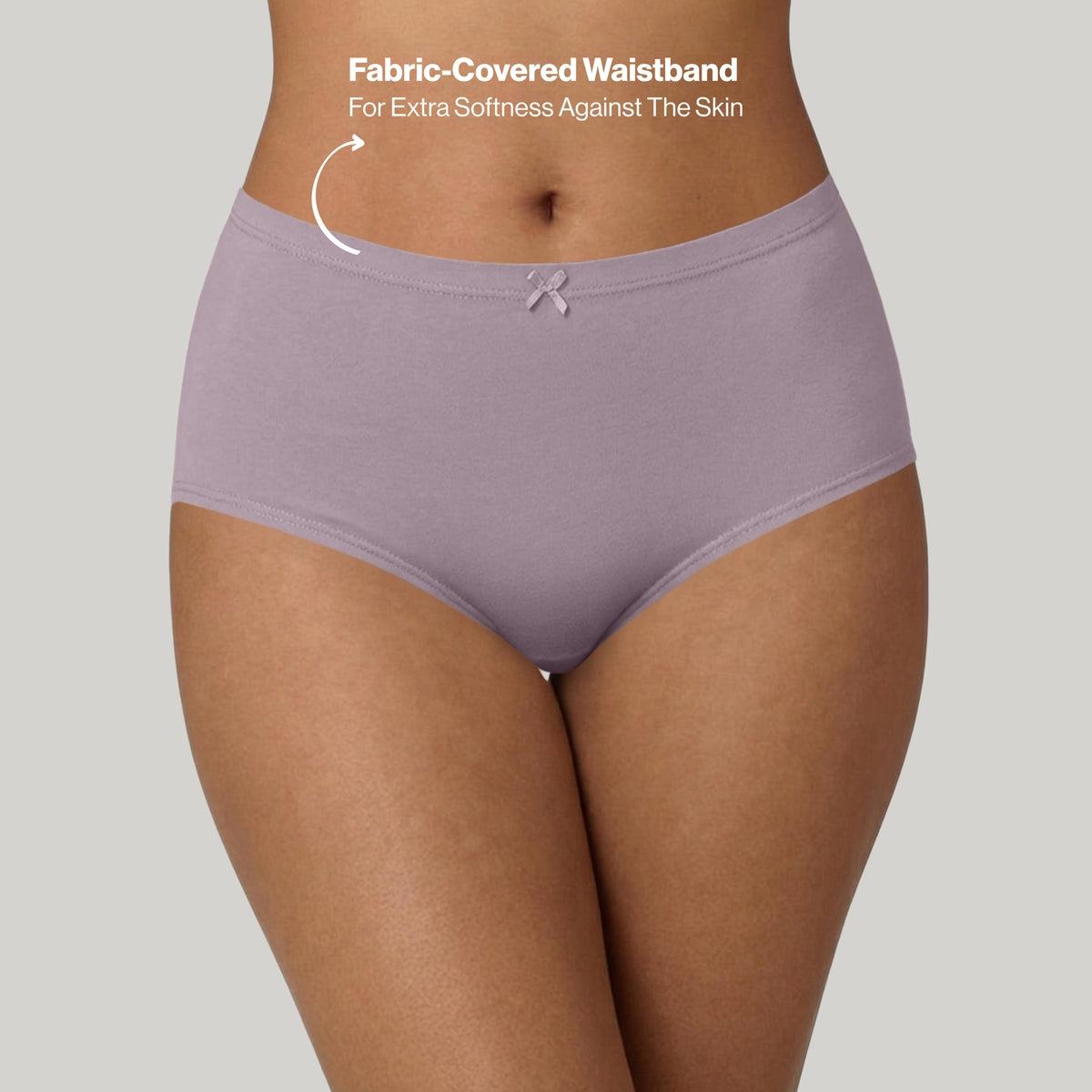 PO3 Mid Rise Cotton Hipster Panty with Inner Elastic- NYP104 Lavender,P Nude,Pink