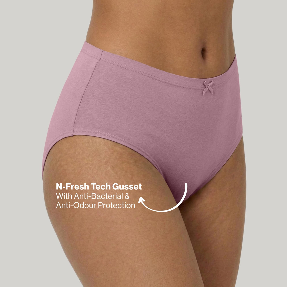 PO3 Mid Rise Cotton Hipster Panty with Inner Elastic- NYP104 M Wine,Blush,Dark Skin