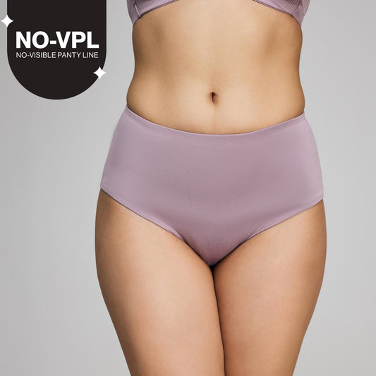 Shaping Mesh Full brief panty-NYP207-Elderberry