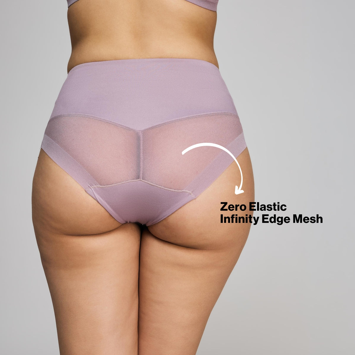 Shaping Mesh Full brief panty-NYP207-Elderberry