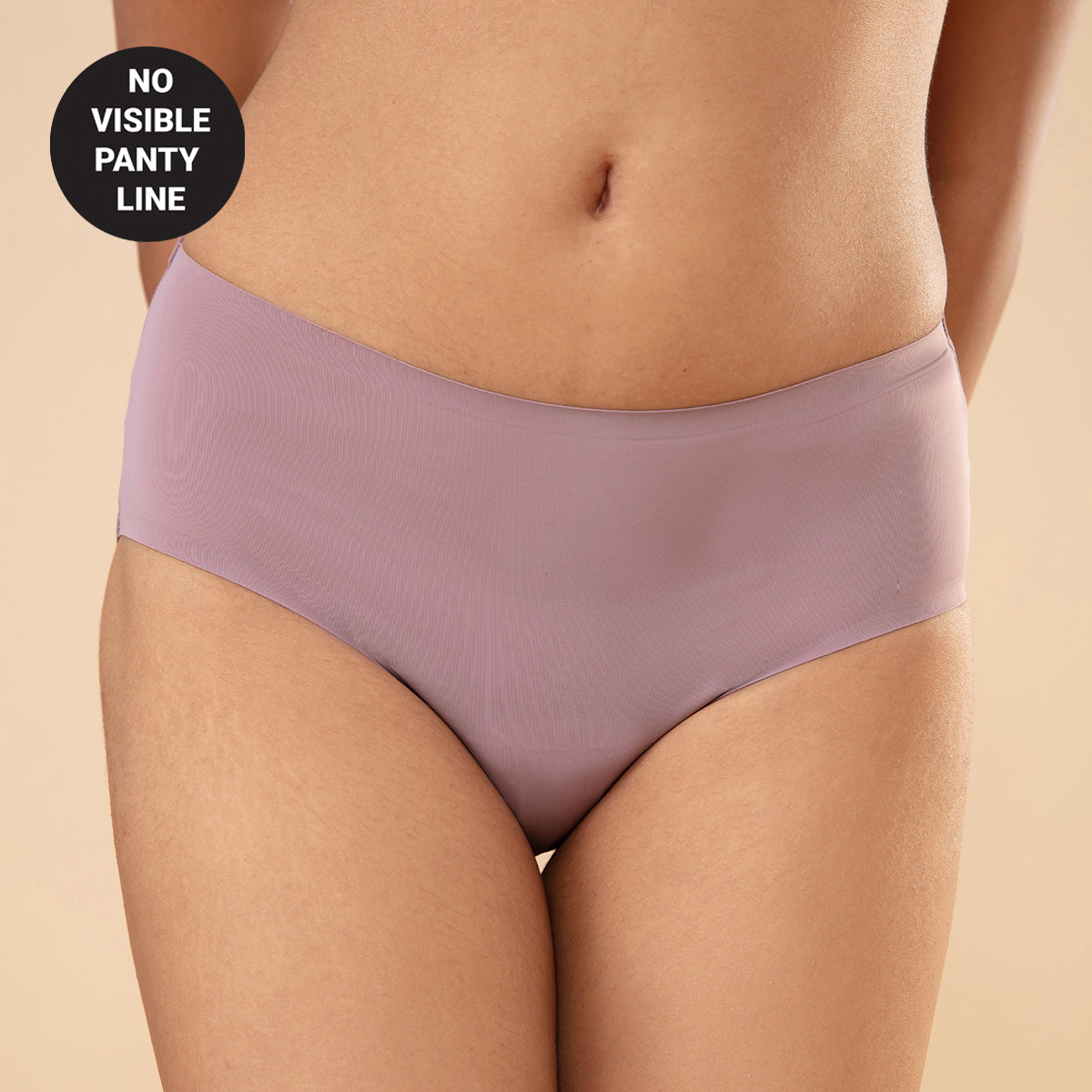 Nykd by Nykaa No Visible Panty Line Bonded Hipster Pack of 2 NYP209 Black & Mauve