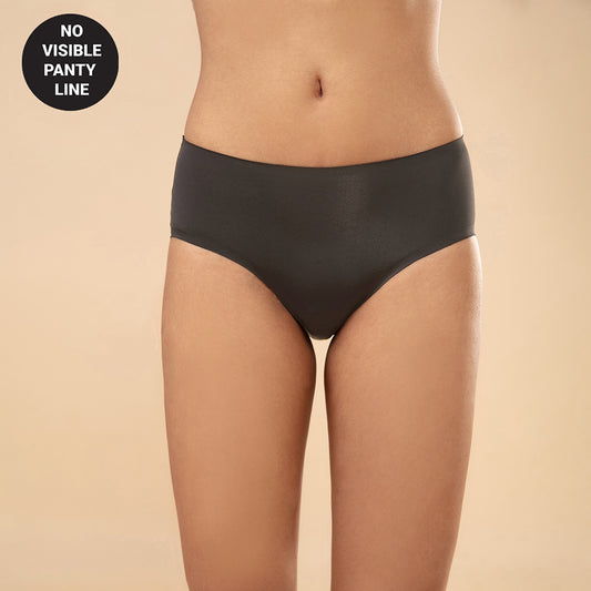 Nykd by Nykaa No Visible Panty Line Bonded Hipster Pack of 2 NYP209 Black & Skin