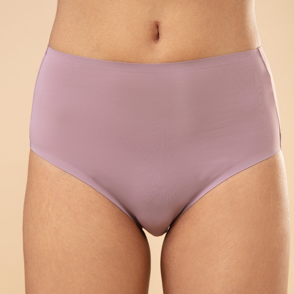 Nykd by Nykaa No Visible Panty Line Bonded Full Brief Pack of 2 NYP210 Black & Mauve