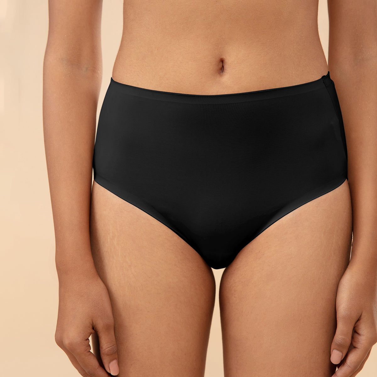 Nykd by Nykaa No Visible Panty Line Bonded Full Brief Pack of 2 NYP210 Black & Mauve