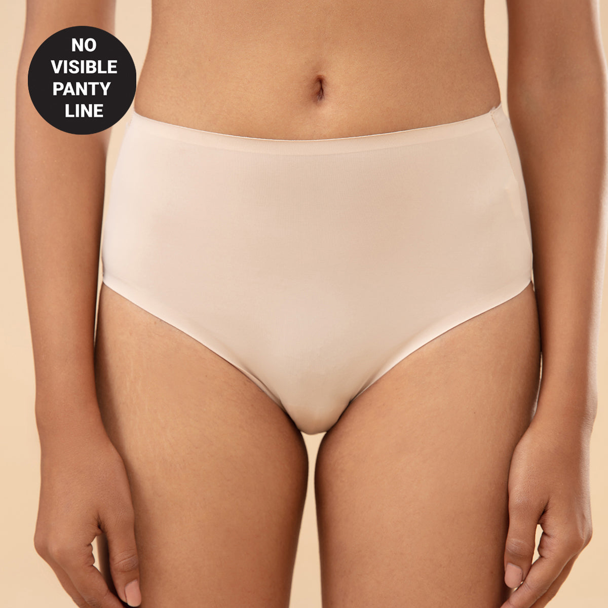 Nykd by Nykaa No Visible Panty Line Bonded Full Brief Pack of 2 NYP210 Black & Skin