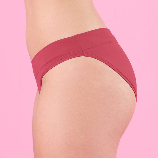 Nykd by Nykaa 4 Way Stretch Bikini Panty-Nyp341-Brick red