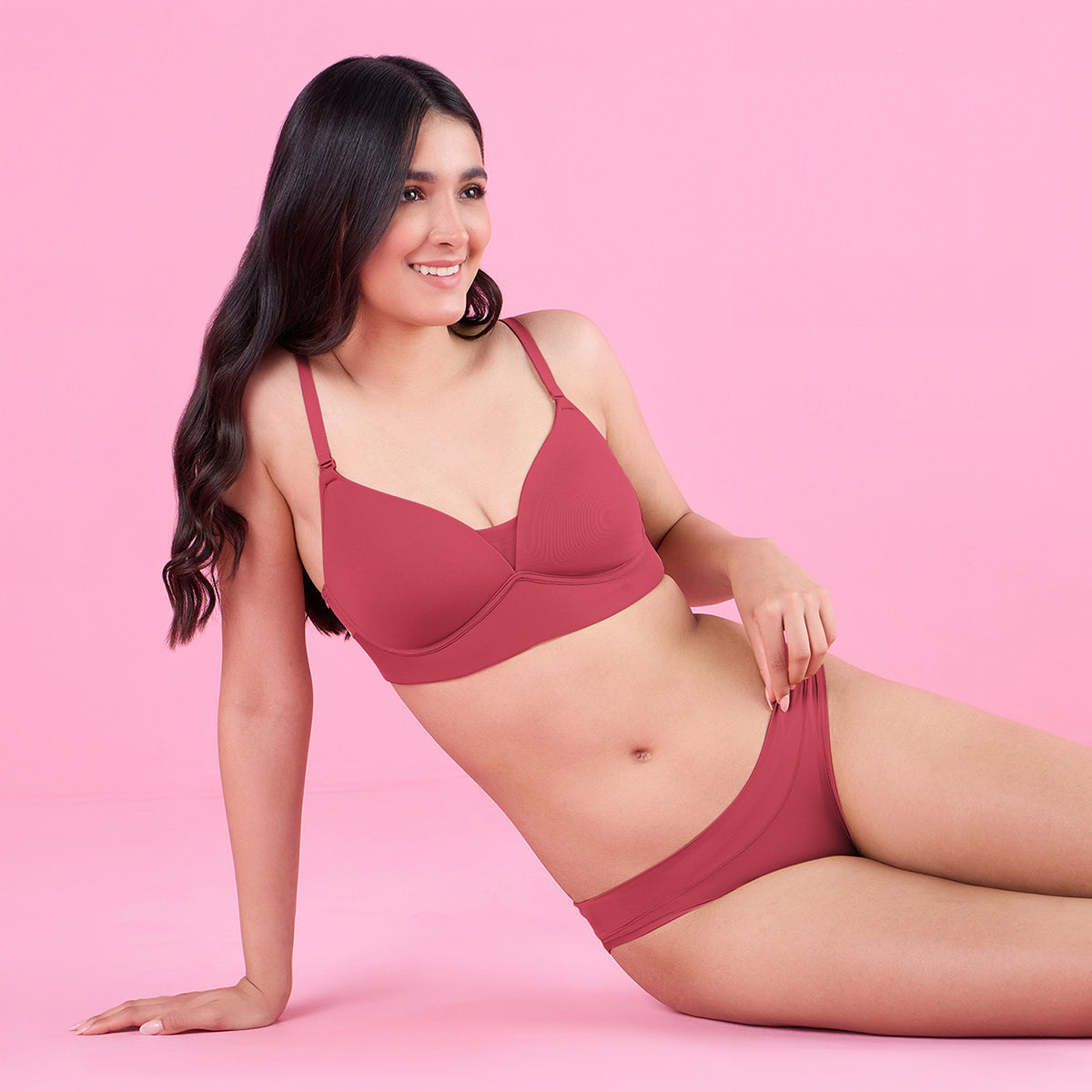 Nykd by Nykaa 4 Way Stretch Bikini Panty-Nyp341-Brick red